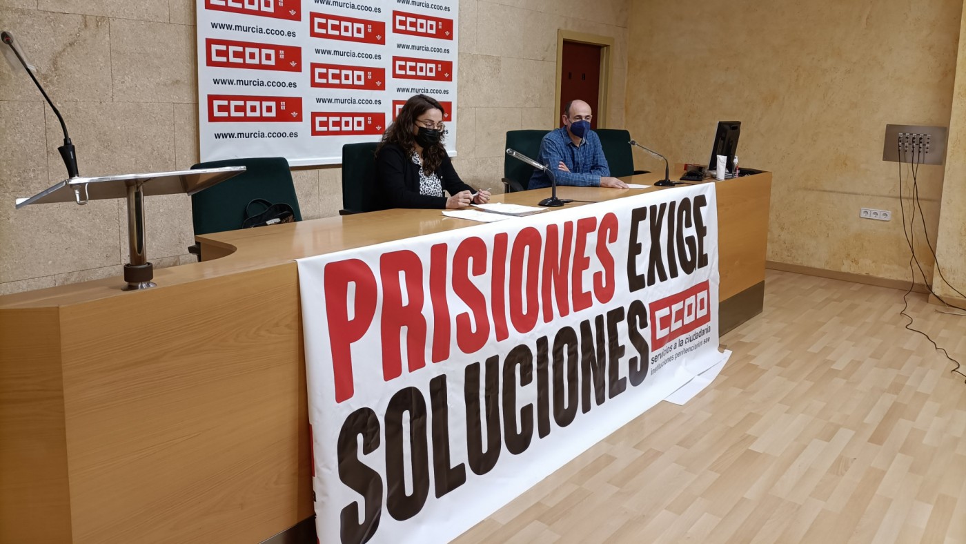 Comisiones Obreras denuncia precariedad laboral en las prisiones de la Región. CCOO