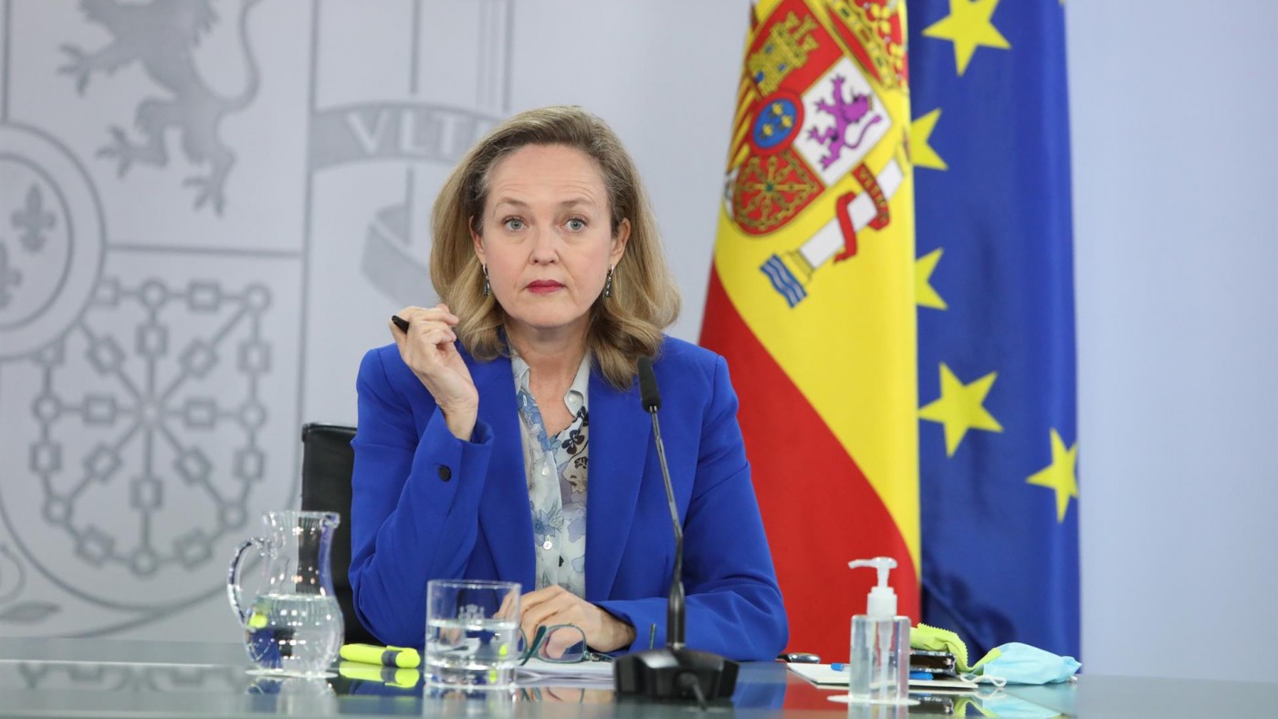 La vicepresidenta tercera y ministra de Asuntos Económicos y Transformación Digital, Nadia Calviño. 