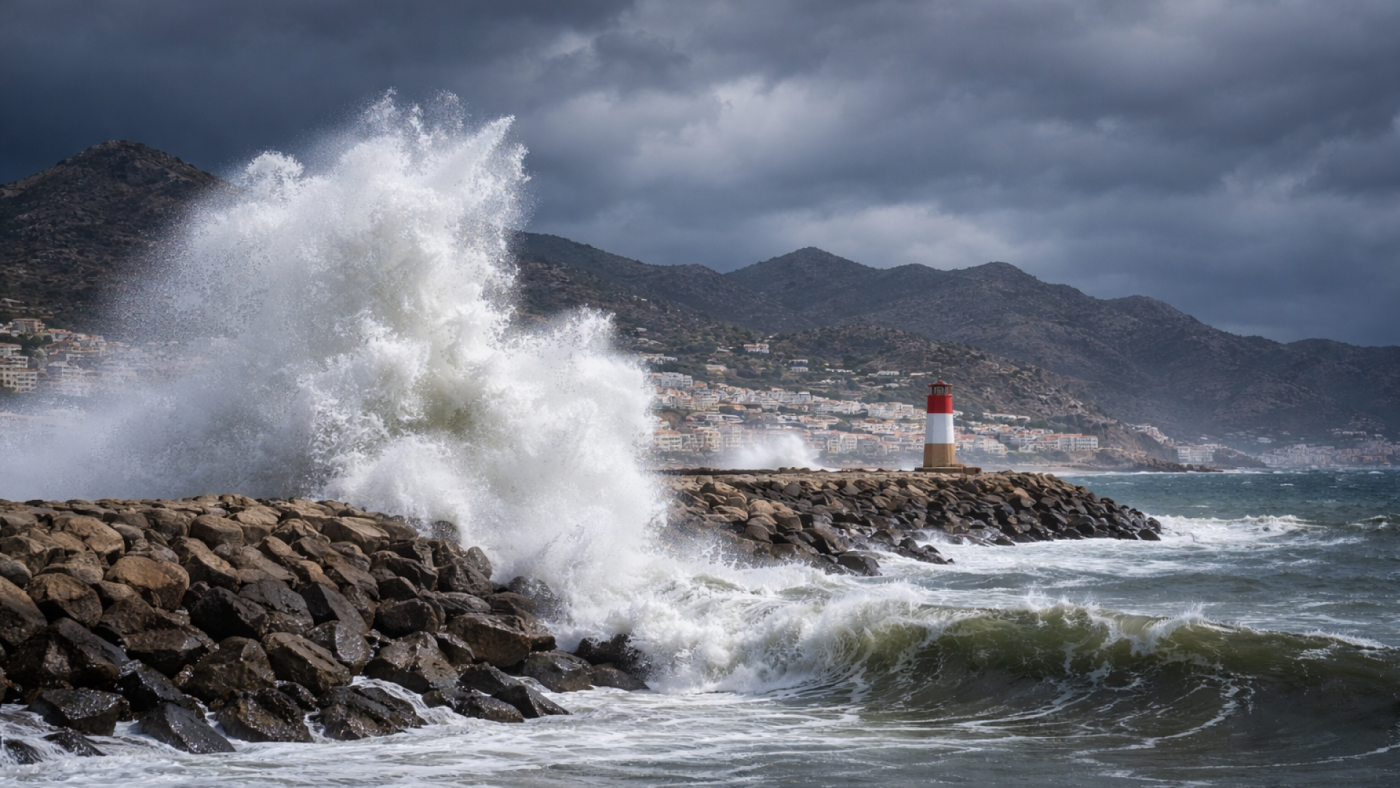 Temporal de viento y mar pone en aviso a la Región de Murcia durante dos días
