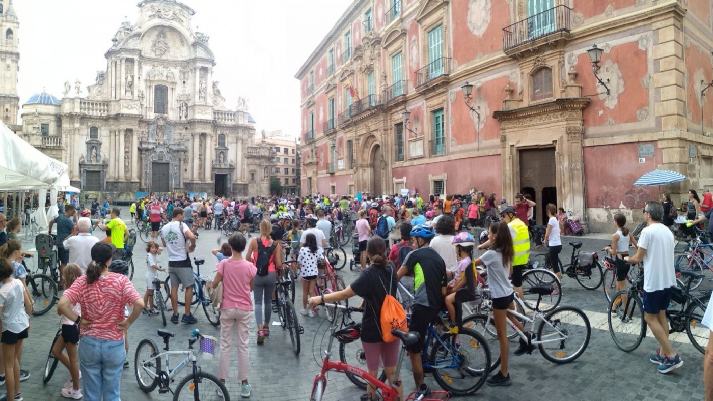 Bicifestación para pedir una movilidad sostenible en Murcia