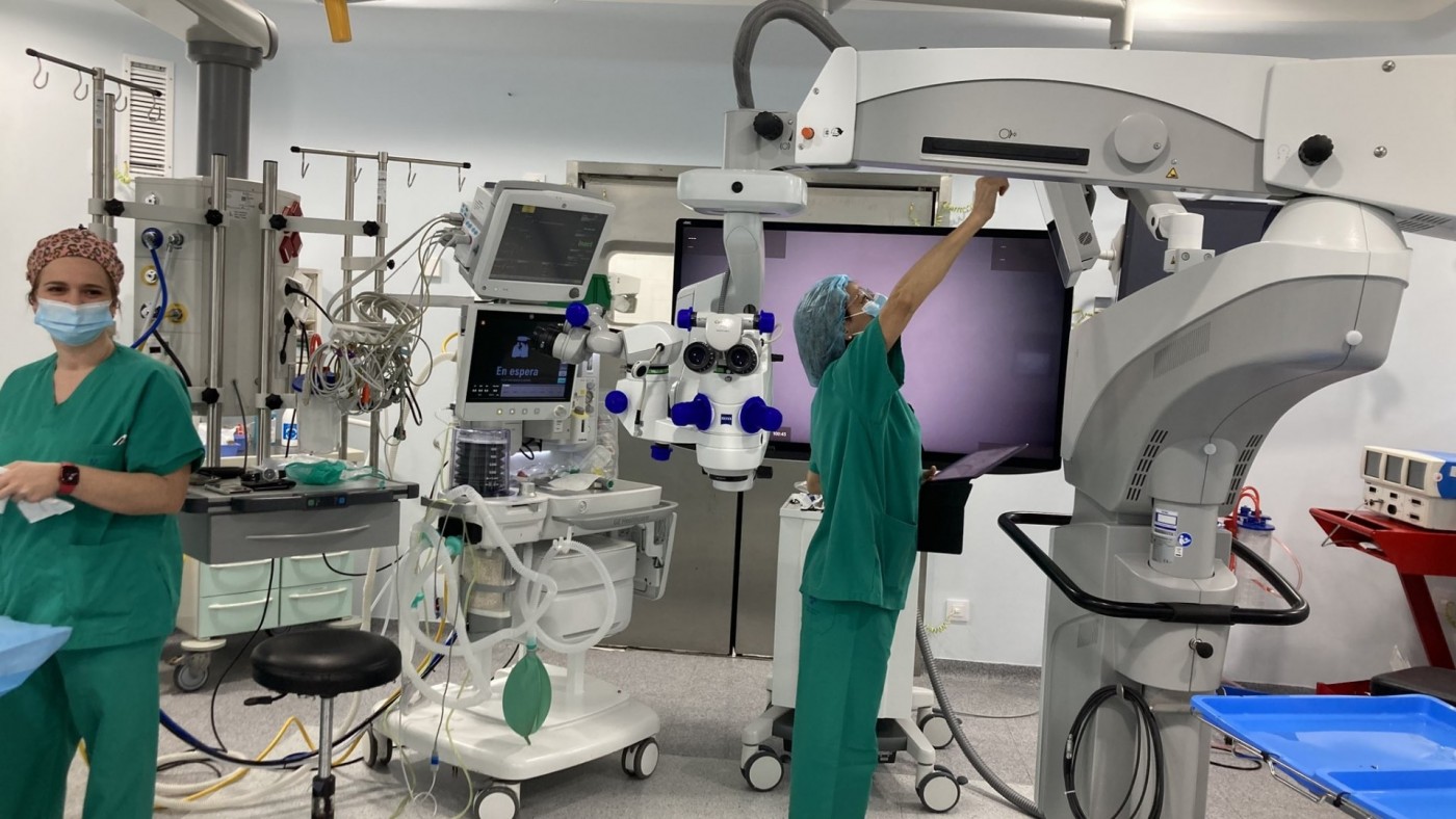 El hospital del Rosell de Cartagena estrena dos quirófanos oftalmológicos 