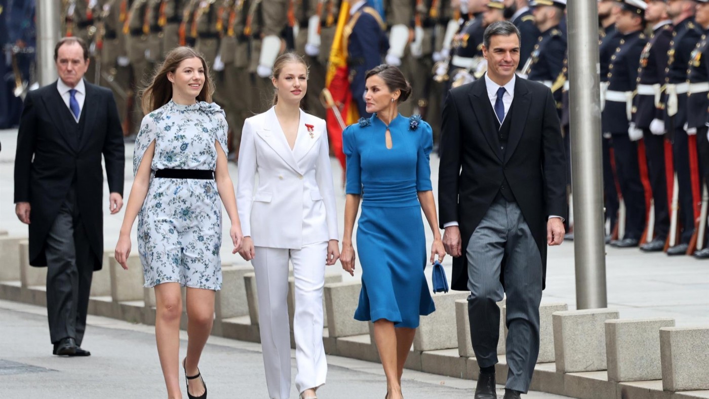 Sánchez garantiza a la princesa Leonor la "lealtad, respeto y afecto" del Gobierno