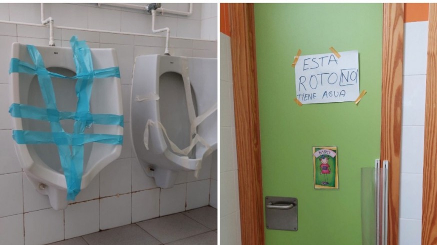 Padres y madres denuncian el abandono del colegio Mariano Aroca en Murcia