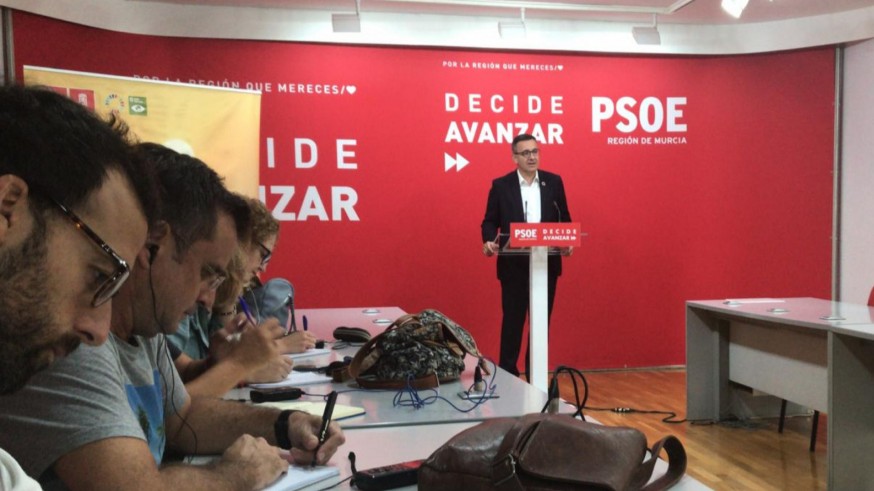 Rueda de prensa ofrecida por Diego Conesa