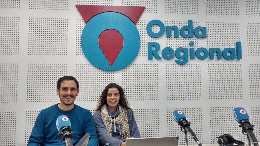 José Bote y María Alarcón en Onda Regional
