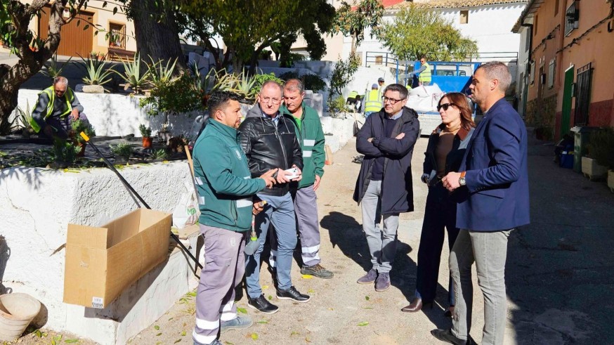 59 desempleados del sector agrario han encontrado empleo mejorando zonas verdes en Caravaca