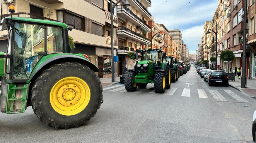 GALERÍA | La protesta de los agricultores murcianos, en imágenes