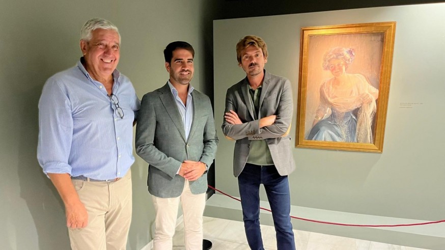 El Museo Ramón Gaya exhibe un retrato de Sorolla que refleja su consagración internacional