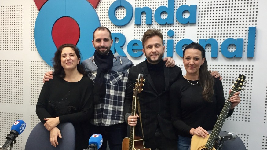 Marta Ferrero, Roberto Abellán, Félix Pérez y Carmen María Conesa en Onda Regional