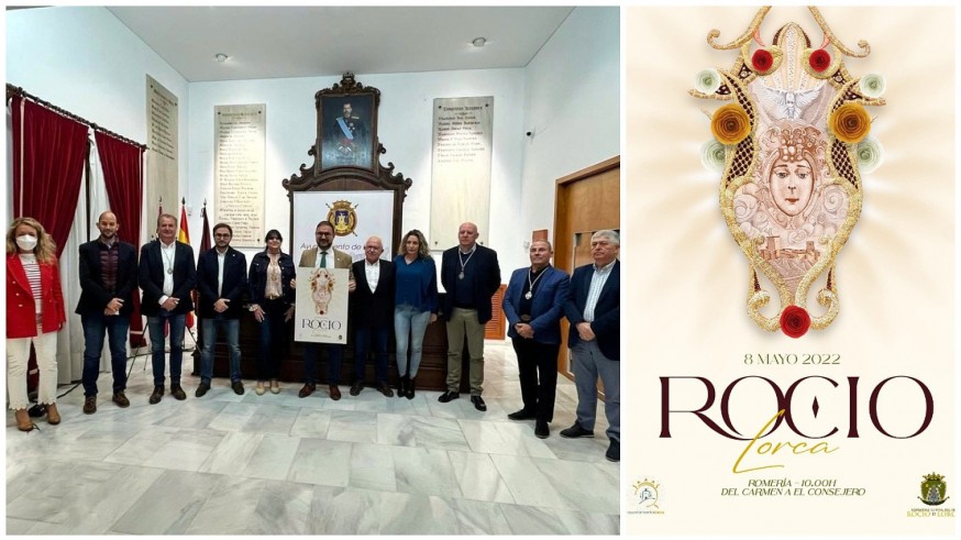 Presentación y cartel de la séptima romería de la Hermandad Nuestra Señora del Rocío de Lorca