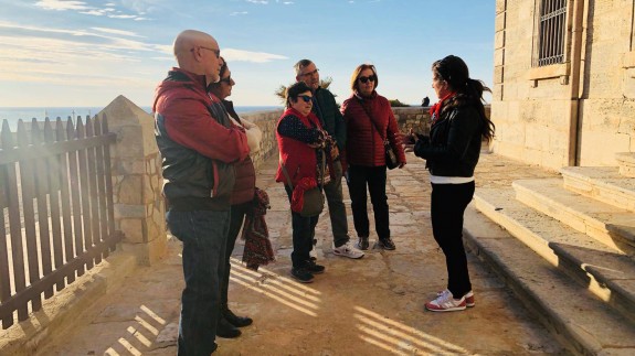 Visitantes en el Faro de Cabo de Palos 