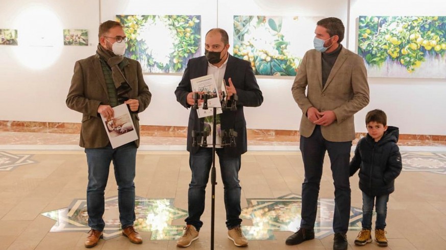 Inauguración de la exposición del pintor José Miguel Muñoz en el Centro Cultural Espín de Lorca
