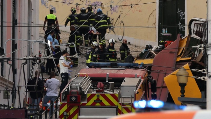 El accidente del funicular de Lisboa deja 17 muertos y 20 heridos