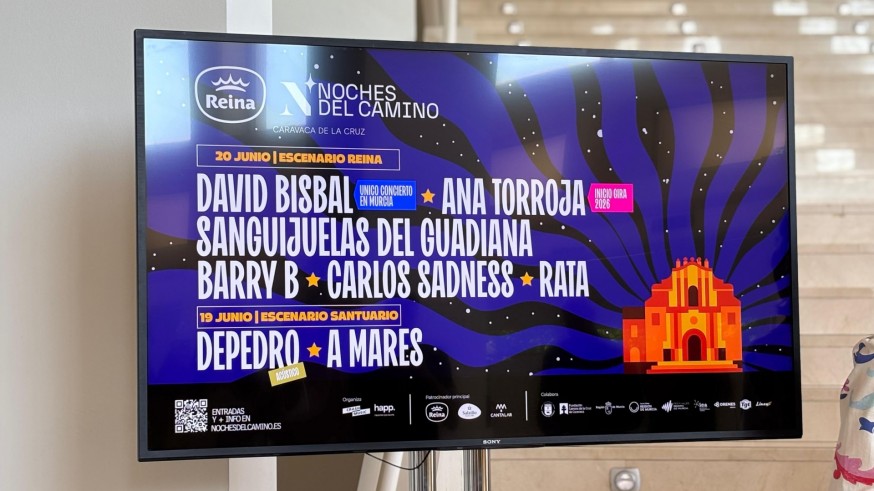 David Bisbal, Ana Torroja y Sanguijuelas del Guadiana encabezan ‘Noches del Camino’ en Caravaca de la Cruz