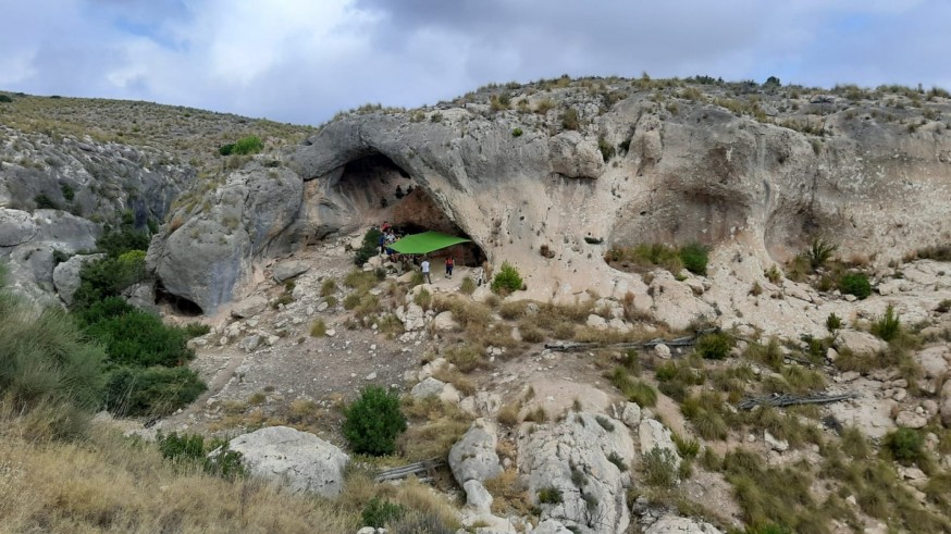 Imagen de la cueva del Arco. Foto: Salvador Inglés 