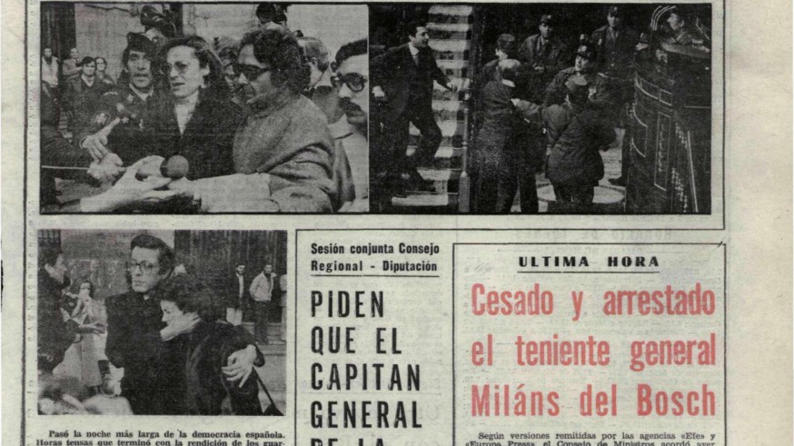 Portada del diario Línea dos días después del intento de golpe