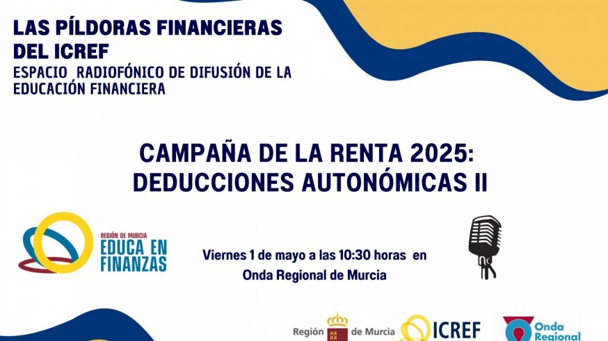 Las Píldoras financieras del ICREF. Campaña de la Renta 2025: deducciones autonómicas II