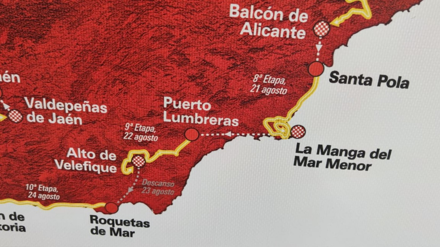 Cartel de la vuelta. FOTO: ORM.