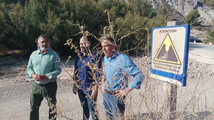 El alcalde de Lorca pide a la Confederación del Segura que limpie el cauce del Guadalentín