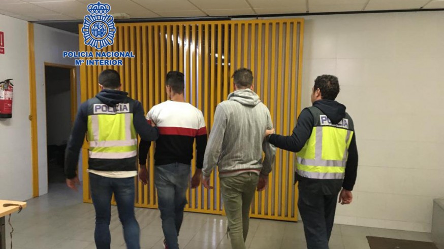 Detenidos por la Policía Nacional
