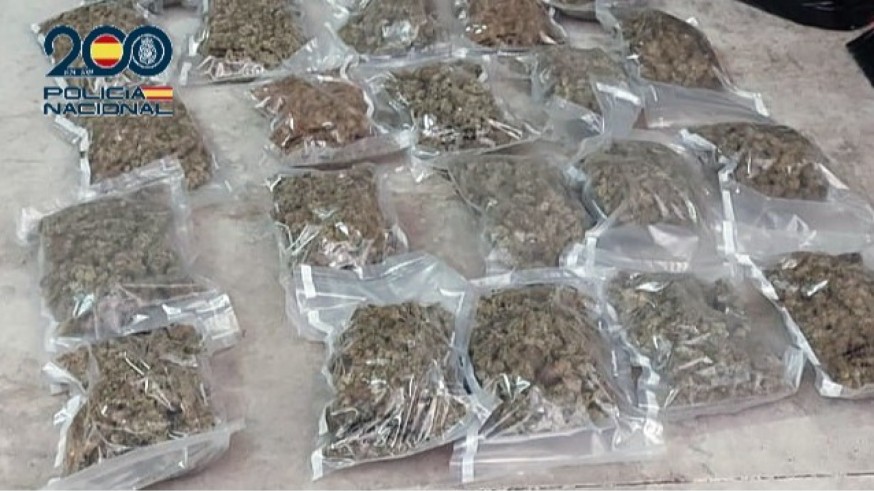 La Policía Nacional desmantela un grupo criminal de tráfico internacional de drogas en San Pedro del Pinatar