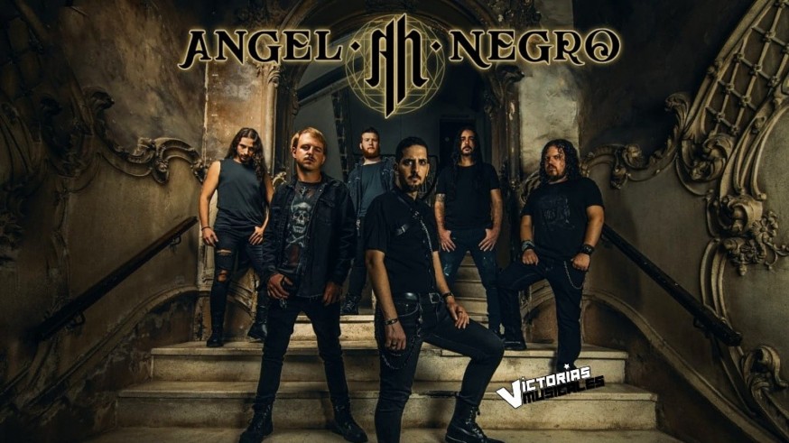 En Victorias Musicales conocemos al grupo cartagenero de hard rock/heavy metal Ángel Negro, con Víctor Manuel Moreno y tres de sus miembros