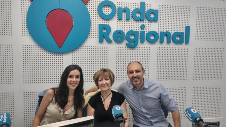 Lucía Arnaiz, Pilar García Peñarrubia y Antonio Ruíz Alcaraz en Onda Regional
