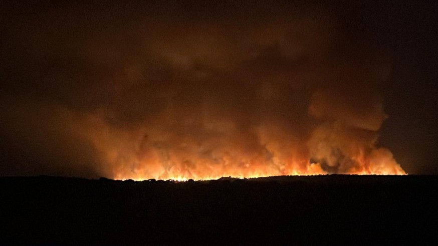 La tormenta eléctrica provoca incendios forestales en Jumilla y en Hellín