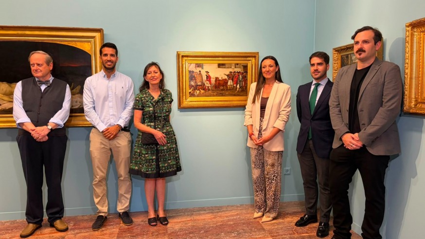 El Museo de Bellas Artes de Murcia incorpora el lienzo 'Venta de novillos' de Eduardo Rosales