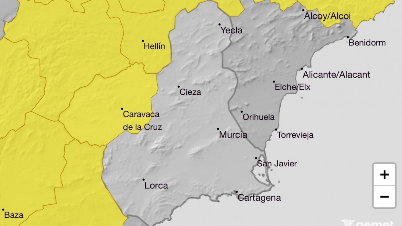 El Noroeste, en aviso amarillo por lluvias y tormentas este viernes