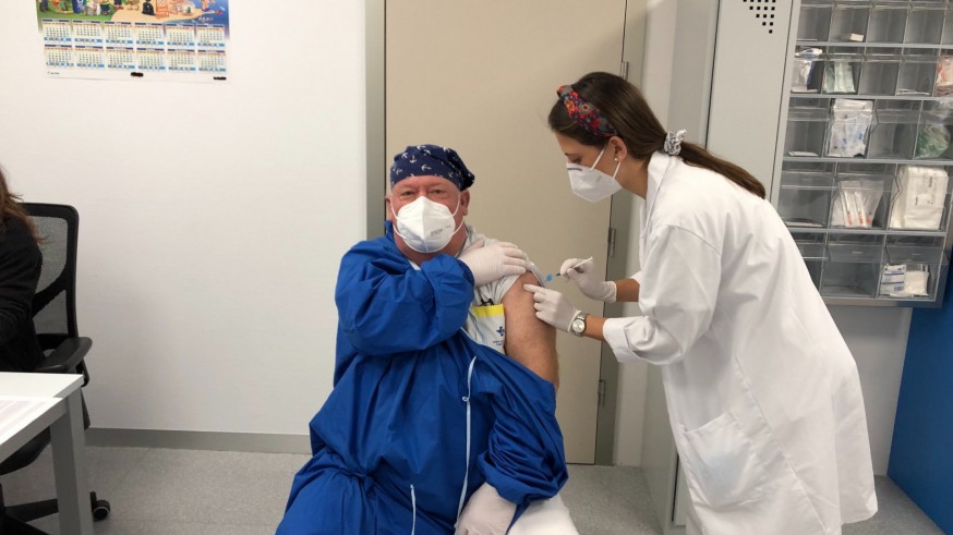 Vacunación del personal sanitario