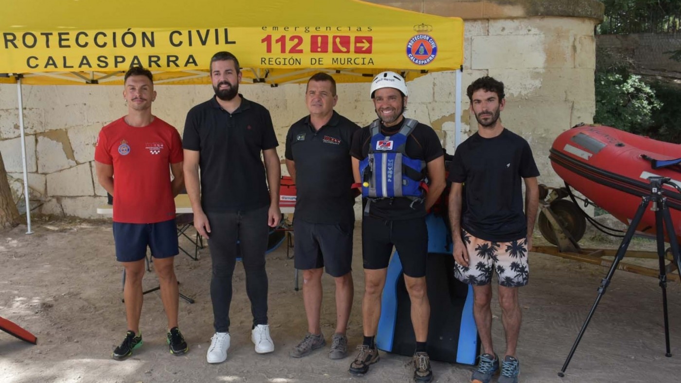 Calasparra crea un Grupo de Rescate Acuático y mantiene activo el Plan COPLA en la playa fluvial