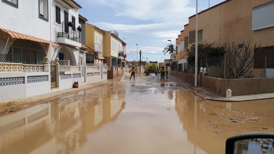 El Mojón (San Pedro del Pinatar) sufre siete inundaciones en el último mes