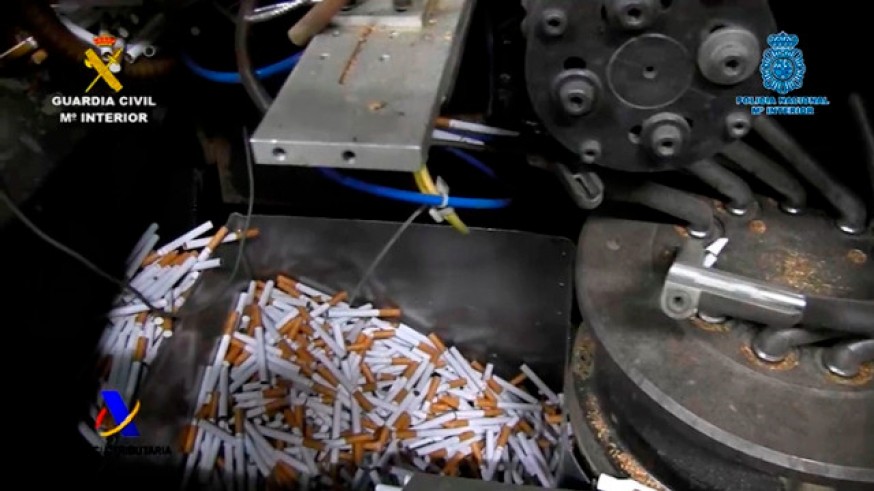 Imagen de la fábrica de cigarrillos