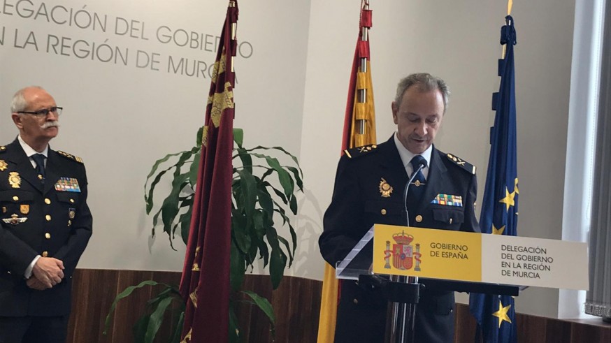 Navarro en su acto de toma de posesión