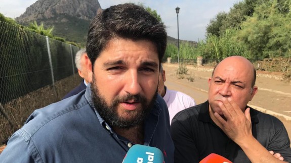 López Miras junto al alcalde de Cieza