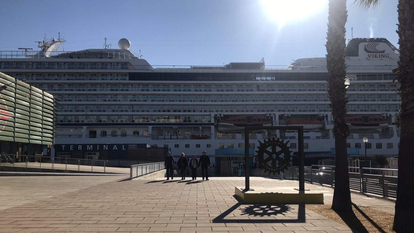 Crucero 'Viking Sun' este miércoles en el Puerto de Cartagena