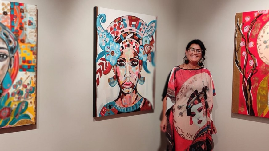 TARDE ABIERTA. La sala de exposiciones de Yecla presenta hoy la exposición de María Chinchilla