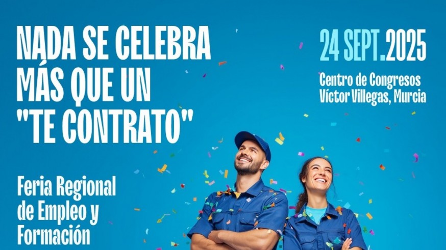 El Auditorio Víctor Villegas acogerá el 24 de septiembre la Feria Regional de Empleo y Formación