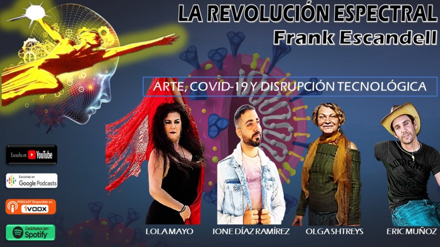 Lola Mayo, Ione Díaz, Olga Shtreys y Eric Muñoz en La Revolución Espectral