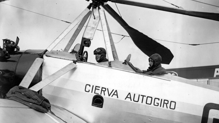CLUB DE CIENCIAS - 95 años del primer vuelo del autogiro