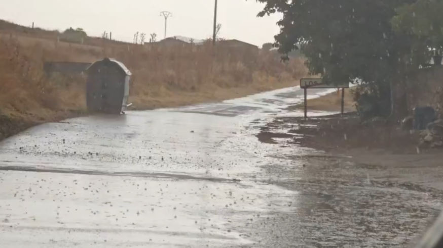 Tormentas y reventones cálidos descargan con fuerza en el Noroeste y el norte de Lorca