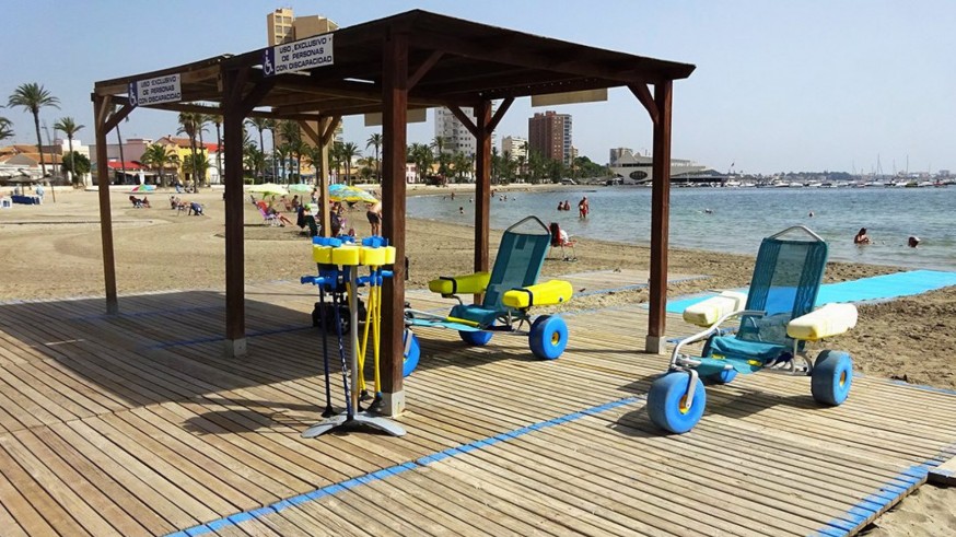 Playas accesibles en la Región de Murcia