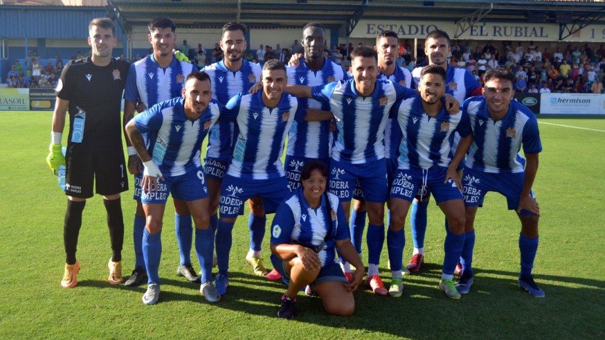 Formación reciente del Águilas. Foto: Águilas FC
