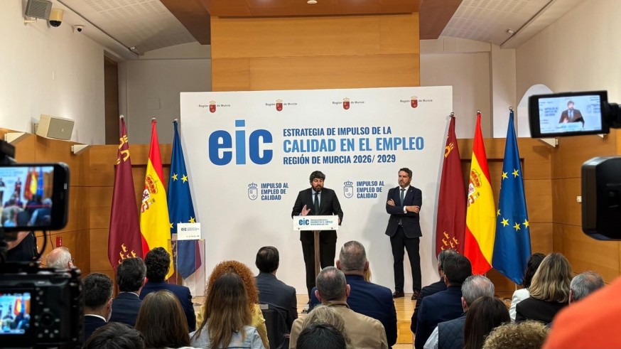 La Región de Murcia activa un plan de 400 millones para impulsar el empleo hasta 2029