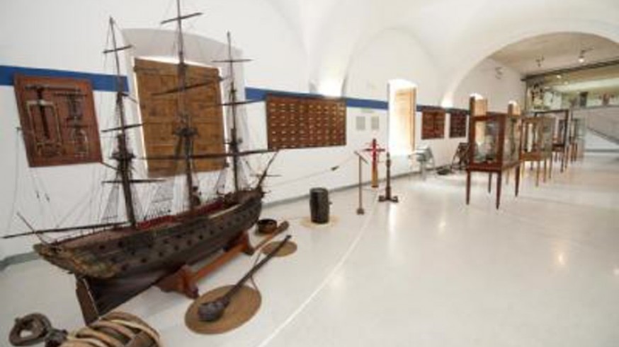 Una de las salas del Museo Naval de Cartagena. Foto Ministerio de Defensa