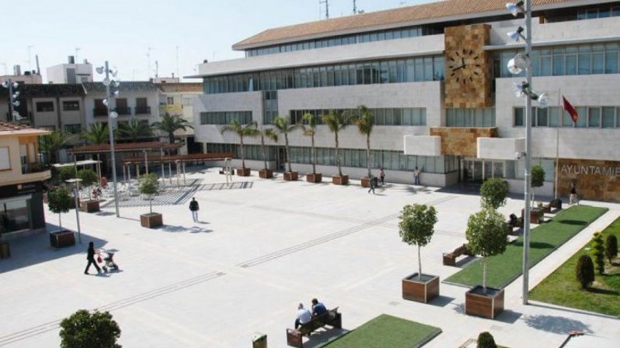 Imagen Plaza de España en San Javier. Foto cedida.