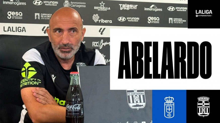 Abelardo: "El Oviedo saldrá herido por las últimas derrotas"