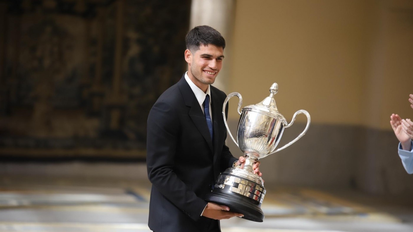 Carlos Alcaraz: "A ver si este 2024 gano Roland Garros"