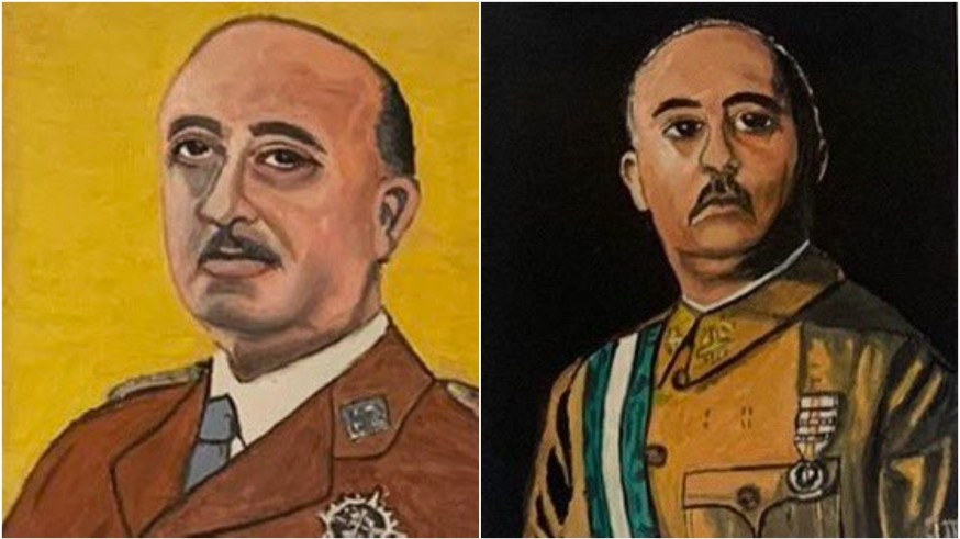 El PSOE pide retirar varios retratos de Franco de una exposición en centro cultural de Lorca